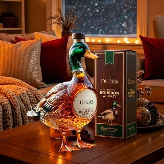 3D Mallard Duck Bourbon Bottle Decor🦆