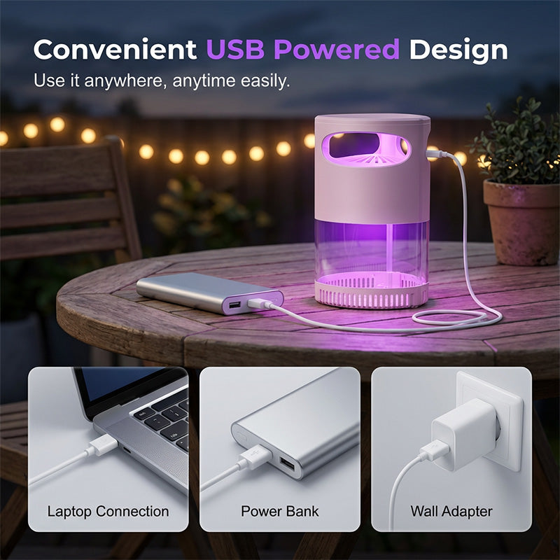 50% OFF! 🦟 Vigorcurve® UV Mosquito Killer Lamp – quiet, USB, chemical-free🔇🌙